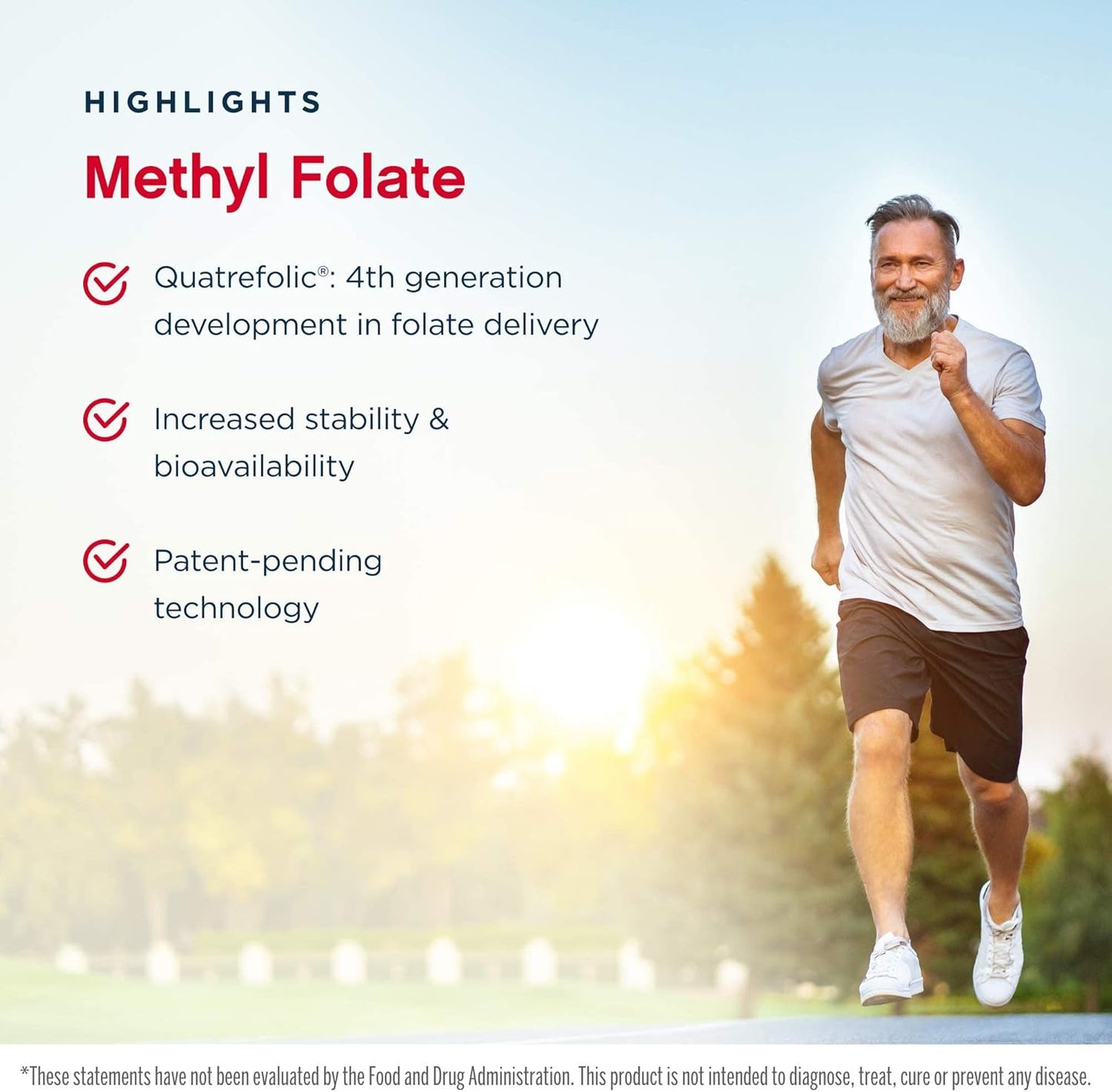 Jarrow Formulas Methyl Folate 400 mcg - 60 Veggie Caps x 2 - Highly Active Folate - 4th Gen Folic Acid - 120 Servings