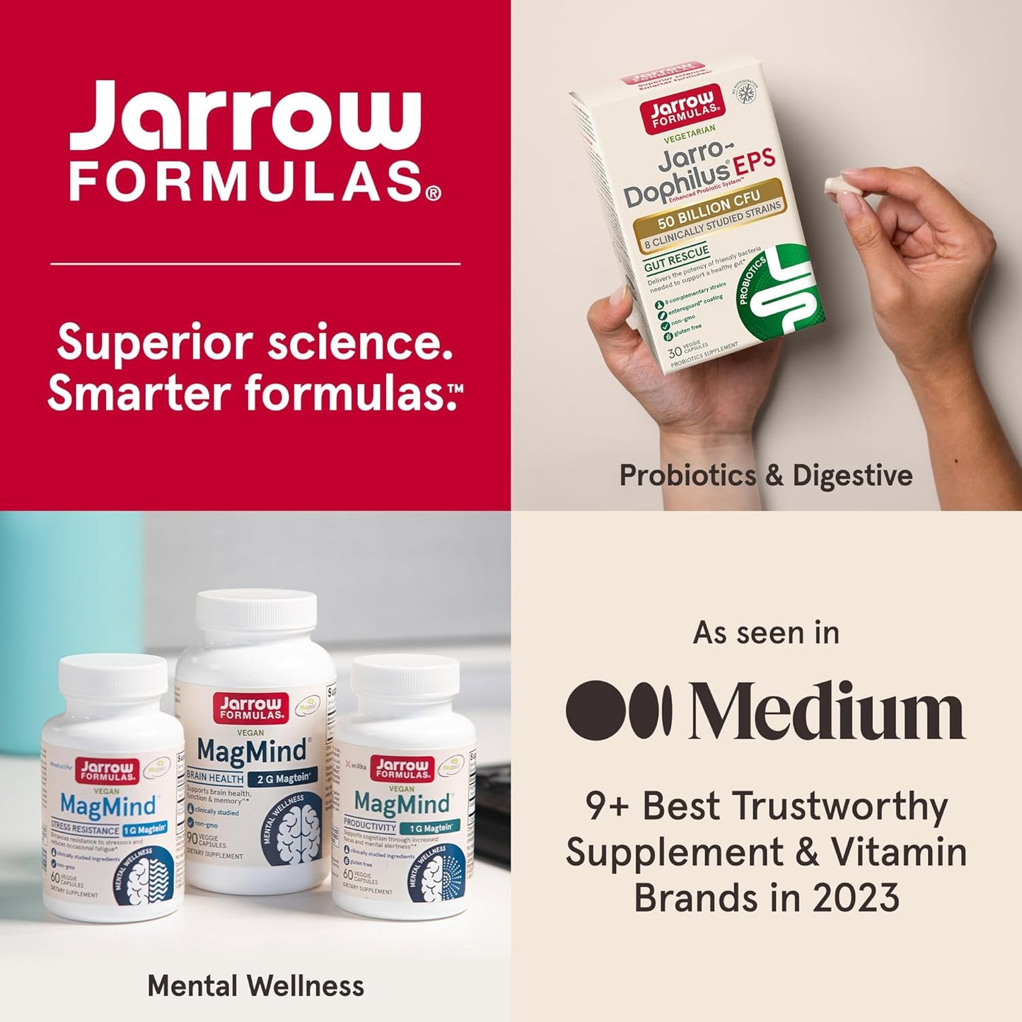 Jarrow Formulas Pantothenic Acid B5 500mg - 200 Veggie Caps - Energy & Metabolism Support - B Vitamin Supplement Pack