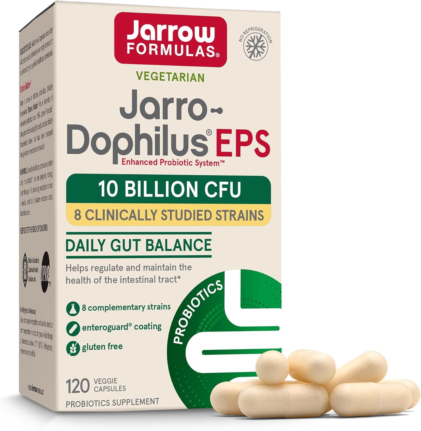 Jarrow Formulas Probiotics and B-Complex Dietary Supplement for Cellular Energy, 10 Billion CFU