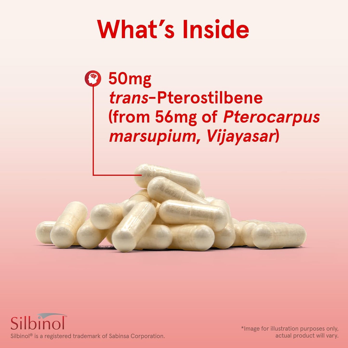 Jarrow Formulas Pterostilbene 50mg Veggie Capsules for Antioxidant & Healthy Aging Support - 720 Capsules Total