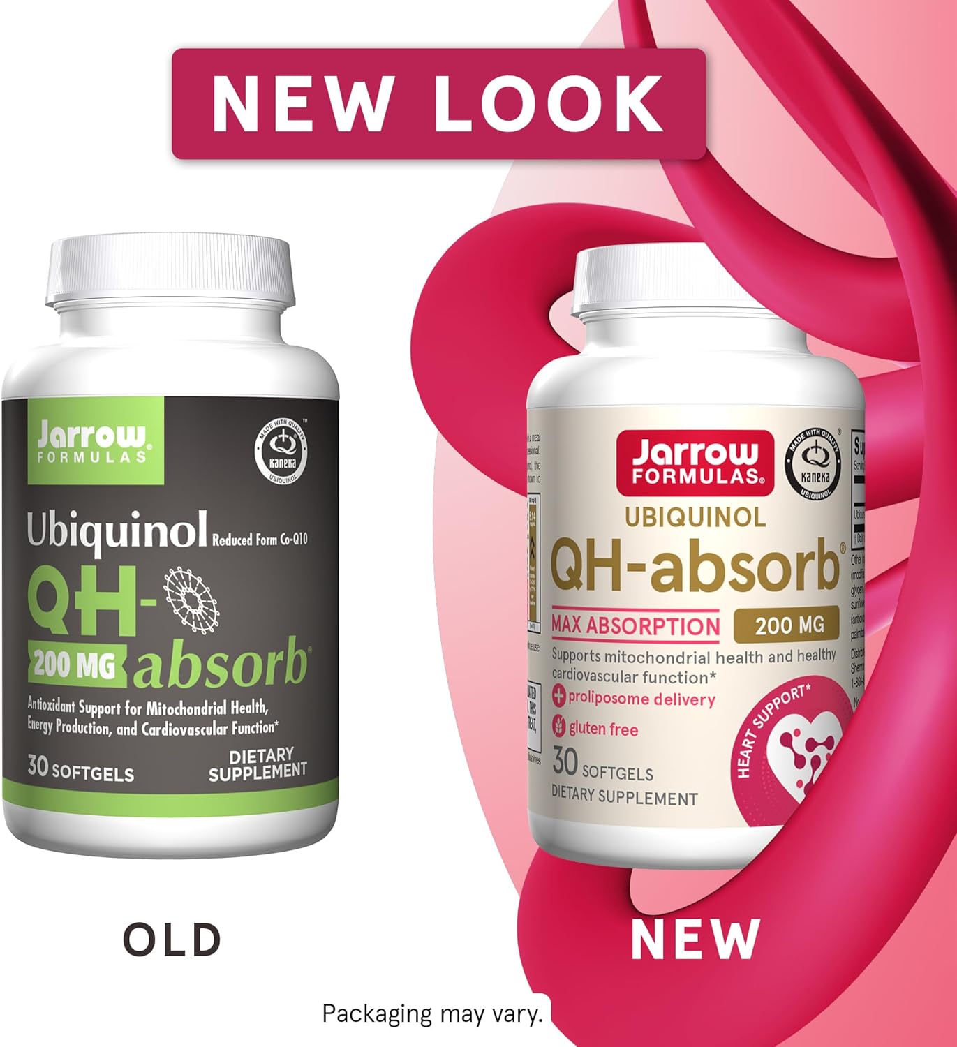 Jarrow Formulas QH-Absorb Ubiquinol 200mg Softgels - Cardiovascular Support - 30 Day Supply