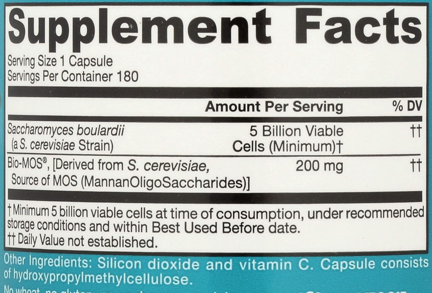 Jarrow Formulas Saccharomyces Boulardii Probiotics + MOS & Nature's Bounty Acidophilus Probiotic - 5 Billion CFU Daily Supplement for Digestive Health