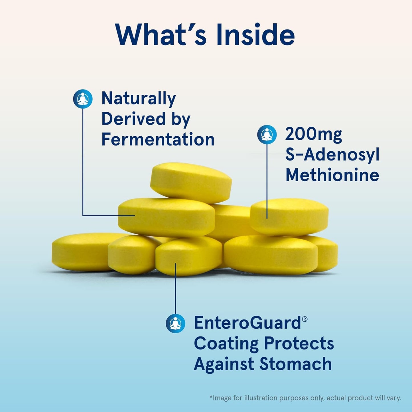 Jarrow Formulas Same 200 mg Tablets for Joint Health, Liver Function, and Brain Metabolism - Pack of 12