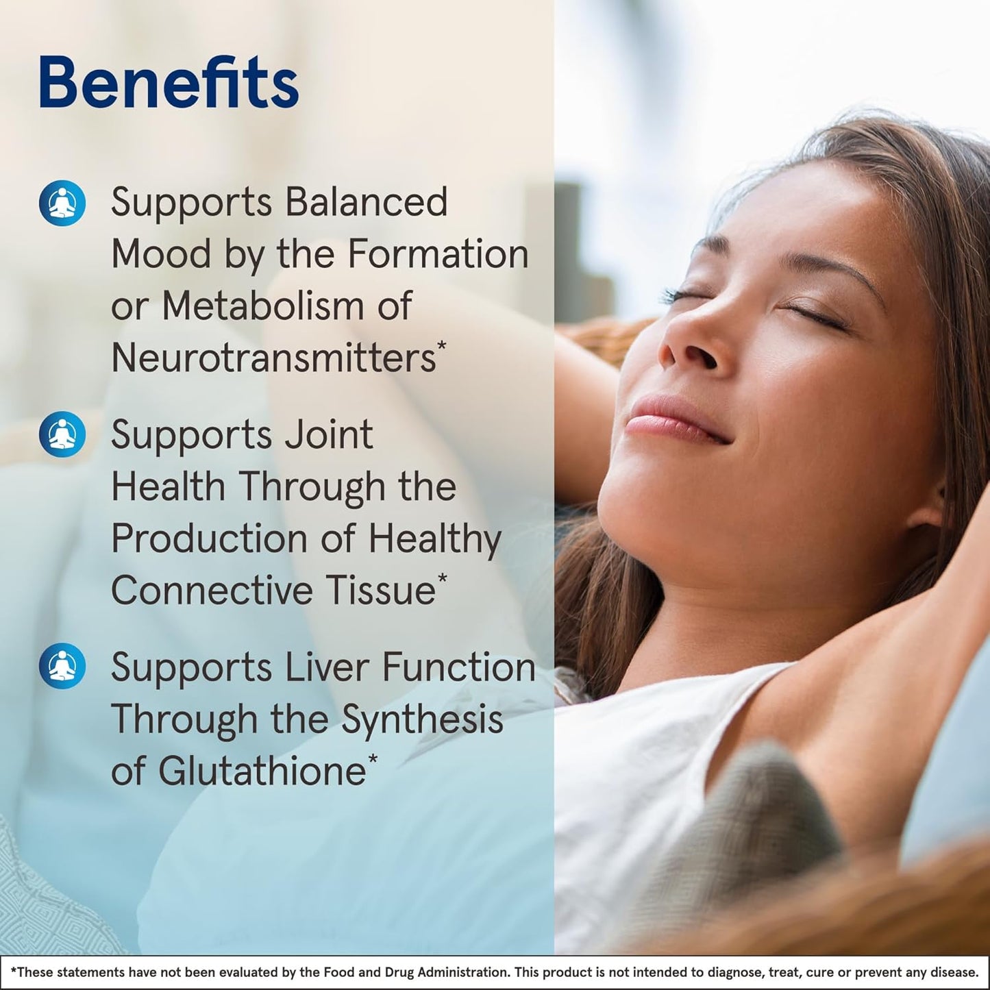 Jarrow Formulas Same 400 mg Tablets for Joint Health, Liver Function, Brain Metabolism - Pack of 12 - 60 Day Supply