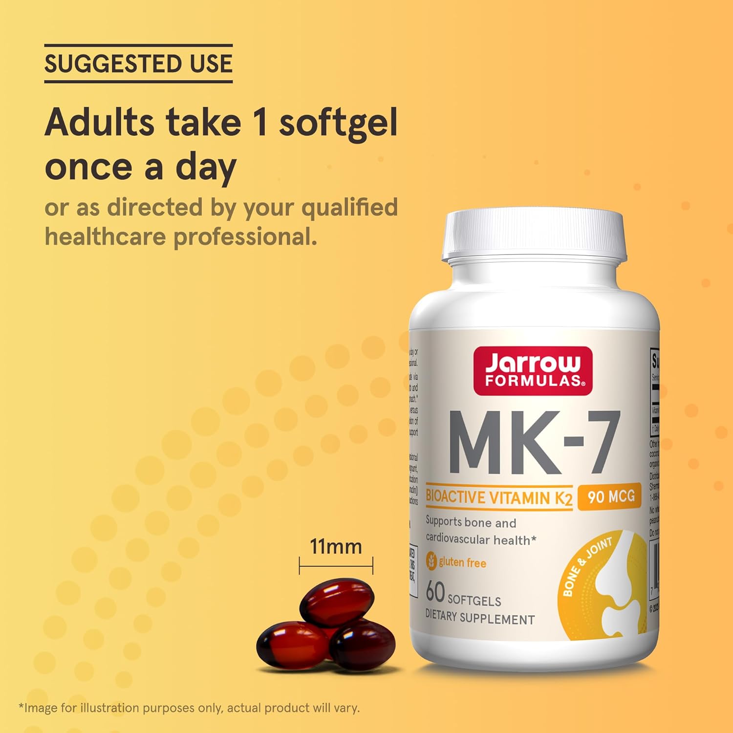 Jarrow Formulas Vitamin K-2 MK-7 Softgels - 90 mcg, 60 Count - BoostGo Australia