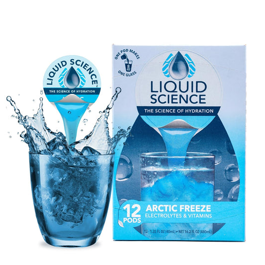 Java House Liquid Science Hydration Concentrate Single Serve Pods, Arctic Freeze Flavor, Pack of 12