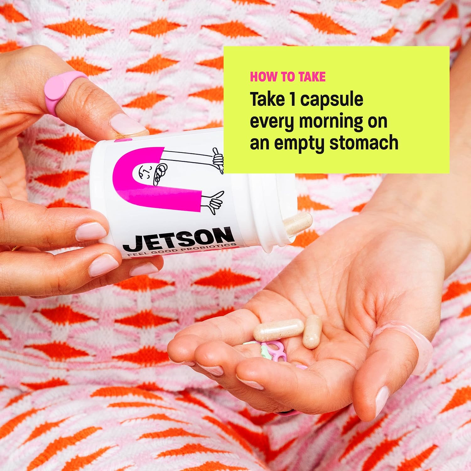 Jetson Digest - Probiotic Supplement for Digestion & Immune Support - Enhances Bowel Regularity, Reduces Bloating, Boosts Immunity - Gluten Free, Vegetarian, Non-GMO - 31 Capsules