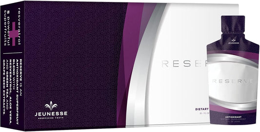 Jeunesse Global Reserve Antioxidant Fruit Blend Supplement - 30 Packets (30ml) for Overall Health & Wellness