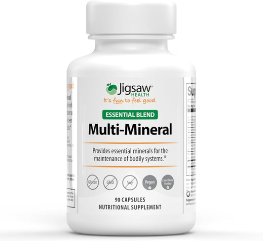 Jigsaw Health Multi-Mineral Essential Blend - 90 Capsules for Optimal Health and Wellness