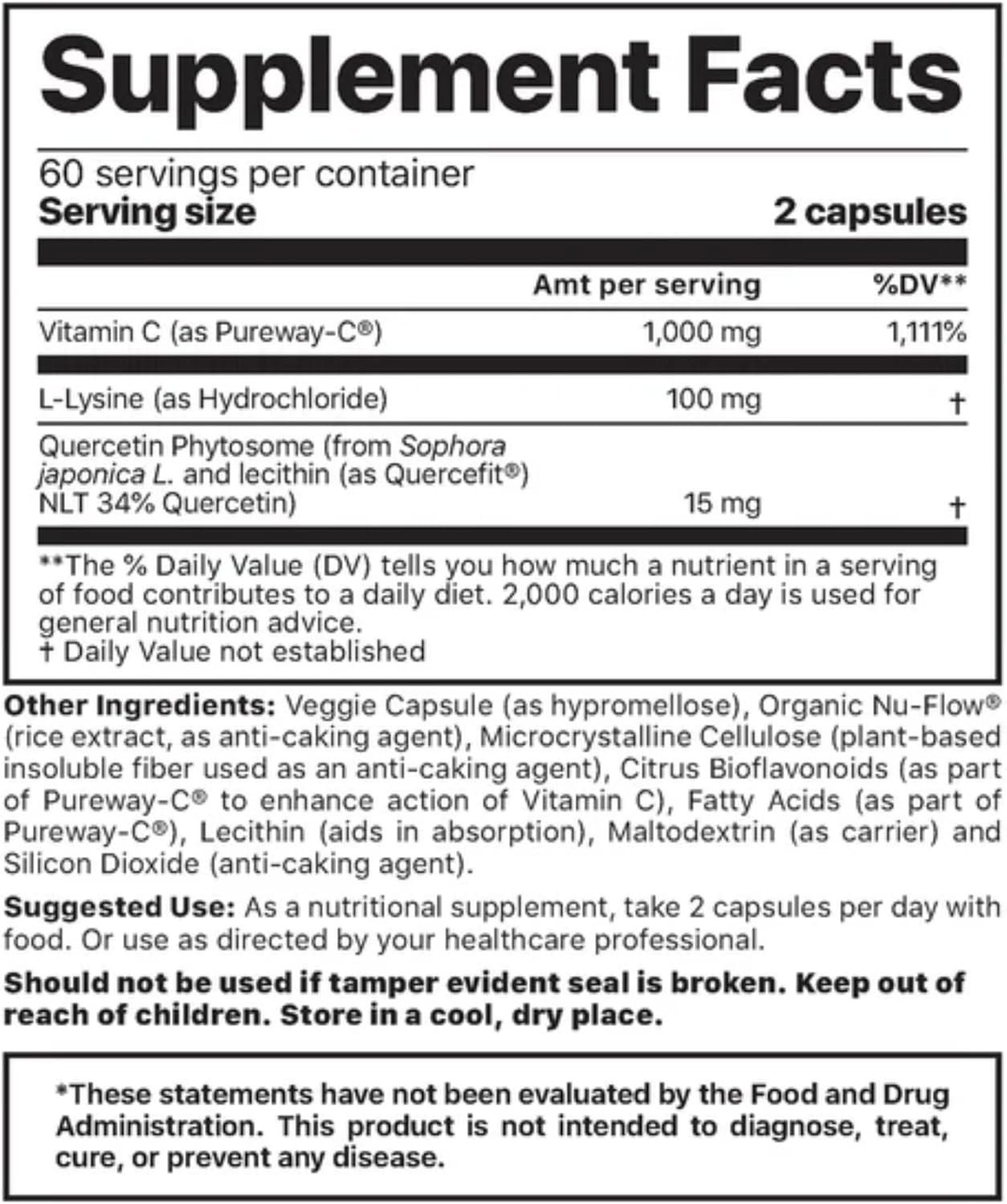 Jigsaw Health Pureway-C Plus Capsules for Healthy Immune System - 120 Capsules