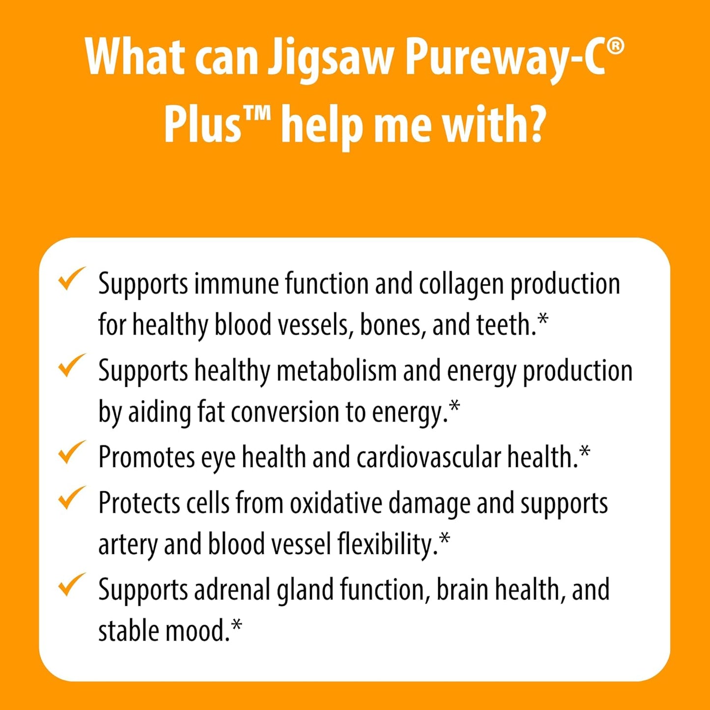 Jigsaw Health Pureway-C Plus Capsules for Healthy Immune System - 120 Capsules