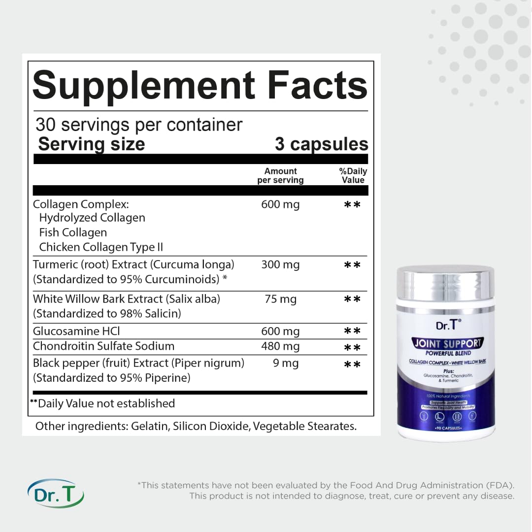 Joint Health Bundle: Glucosamine/Chondroitin MSM Cream with Collagen + Joint Support Supplement | Athlete-Grade Relief | Non-GMO, Gluten-Free, USA-made