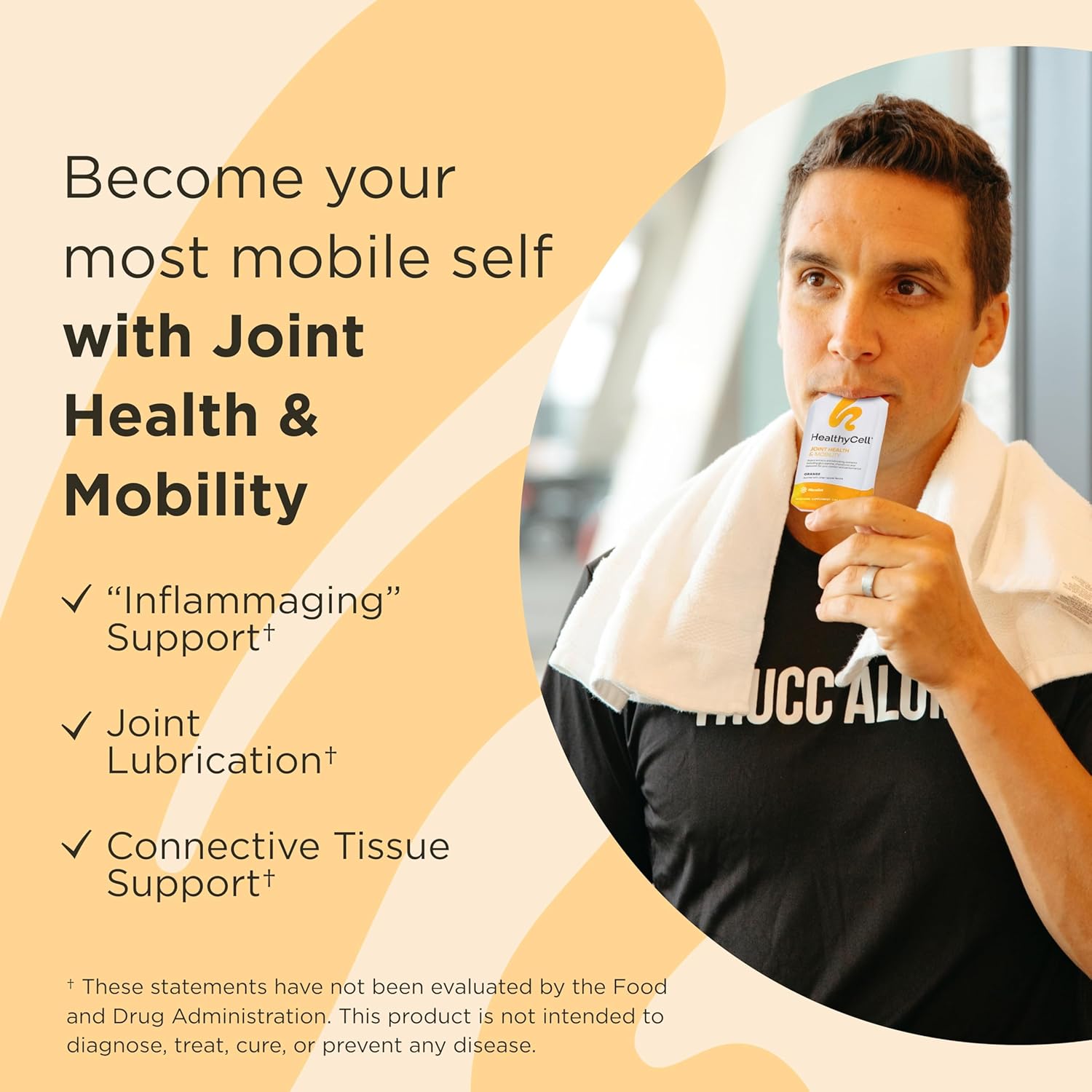 Joint Health & Mobility Bundle: Healthycell Bioactive Multi + Joint Lubrication Supplement - Liquid Supplements for Daily Vitamin Support - 60 Gel Packs