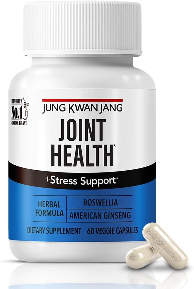 Joint Health Supplement with Boswellia and American Ginseng for Mobility Support - 60 Capsules