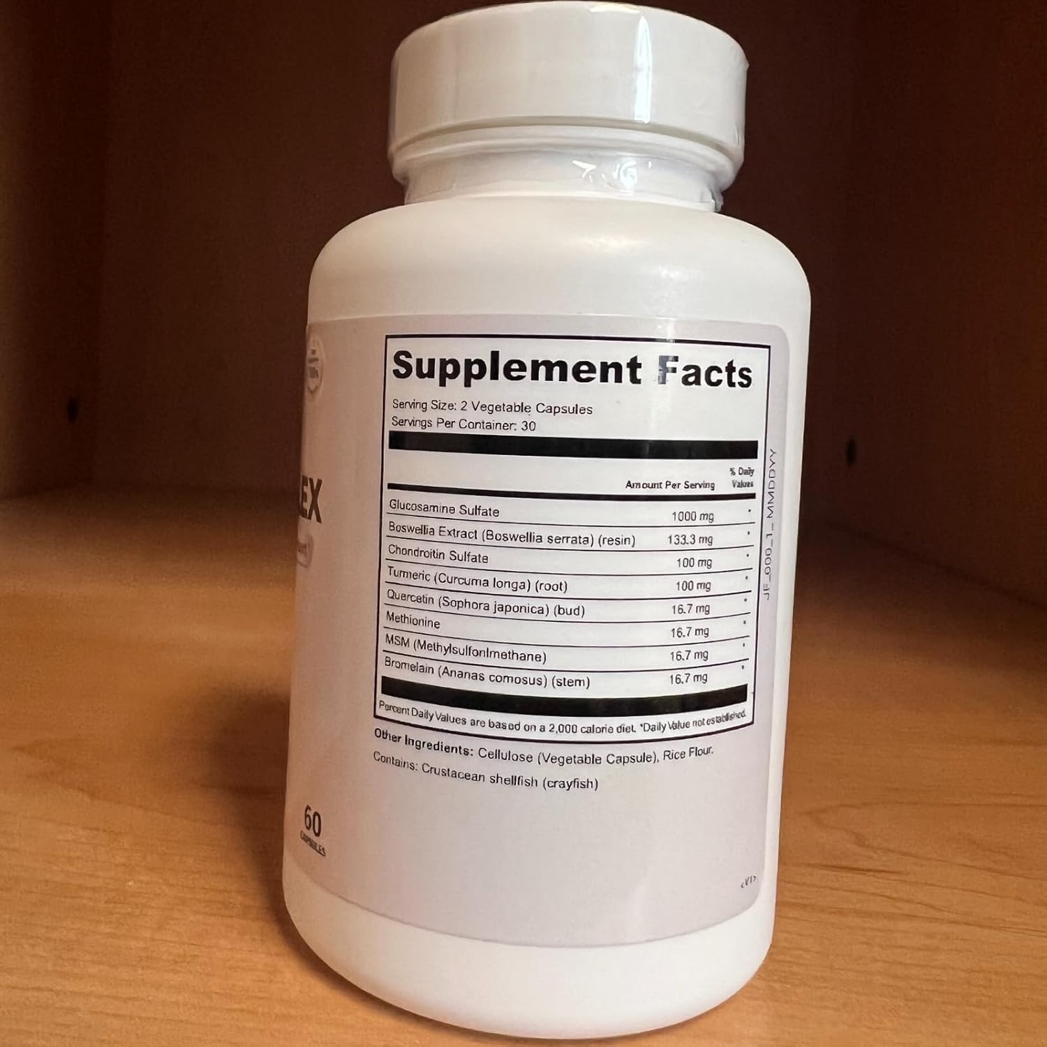 Joint Health Support Capsules with Boswellia, MSM, and Turmeric - Back, Bones, Mobility, and Cartilage Support - 60 Capsules from Phytage Labs