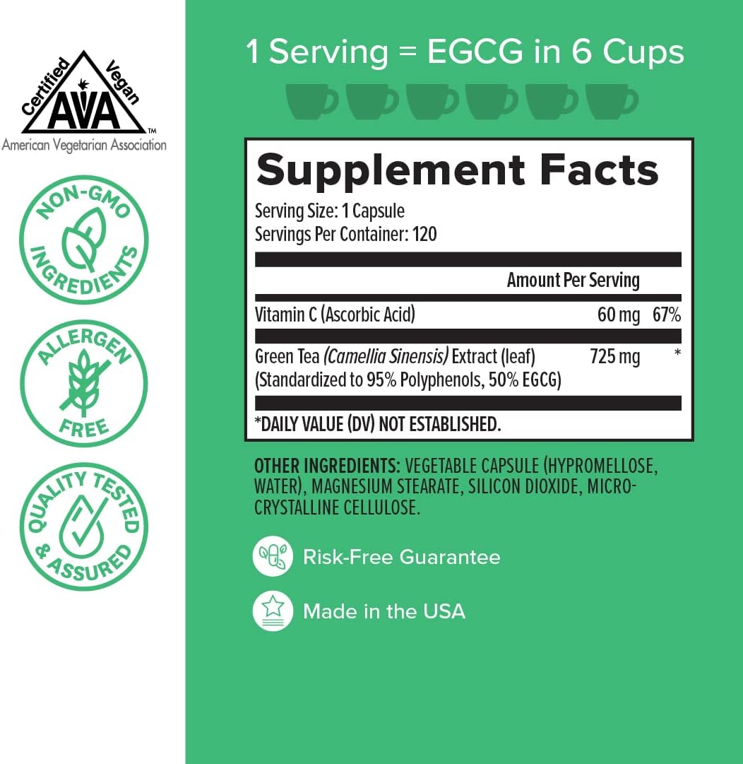 Joint Support & Green Tea Extract Bundle - Energy & Mobility Boost with MSM, Glucosamine, Chondroitin, Vitamin C - Immune & Metabolism Booster