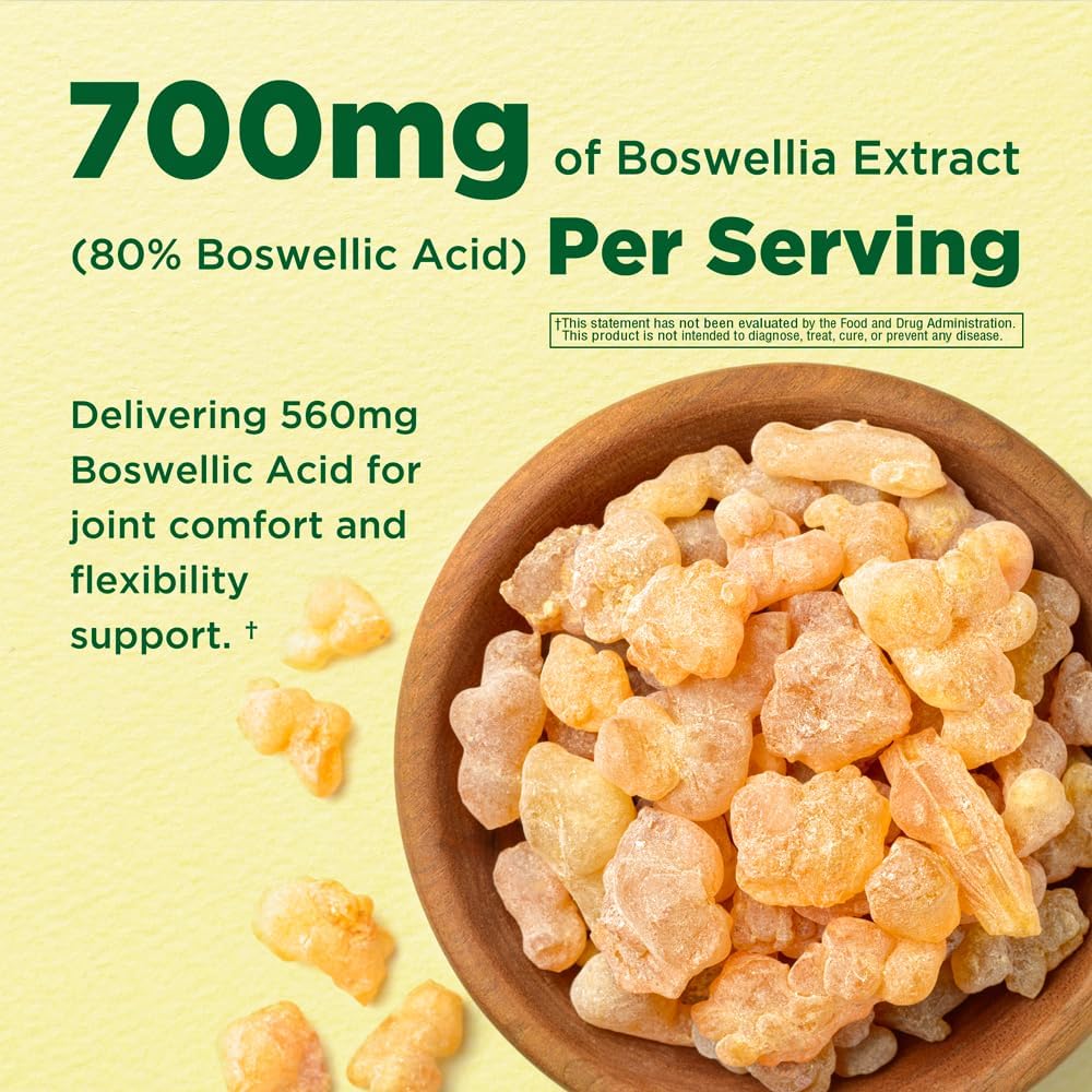 Joint Support Supplement with Boswellia, MSM, Collagen, and Chondroitin - 150 Capsules with Turmeric, Ginger, and BioPerine for Mobility and Flexibility