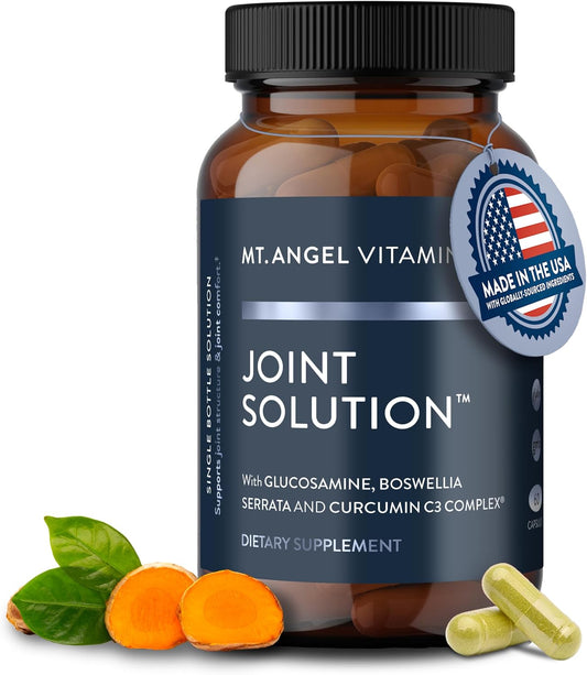 Joint Support Supplement with Curcumin C3 Complex, Turmeric, Ginger, Glucosamine, Collagen - 60 Capsules - BoostGo Australia