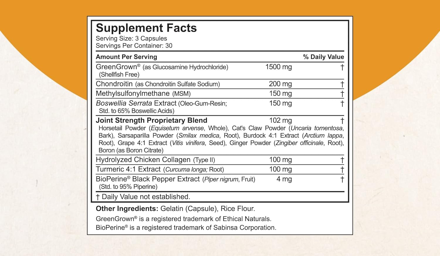 Joint Xtra - Triple Strength Joint Support Supplement with Glucosamine, Chondroitin, Turmeric, MSM & Boswellia - 90 Vegan Capsules for Joint & Cartilage Health