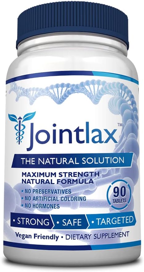 Jointlax Ultimate Joint Support Tablets - Enhance Mobility with Glucosamine, Chondroitin, Turmeric & BioPerine - High Absorption - Vegan - 90 Count
