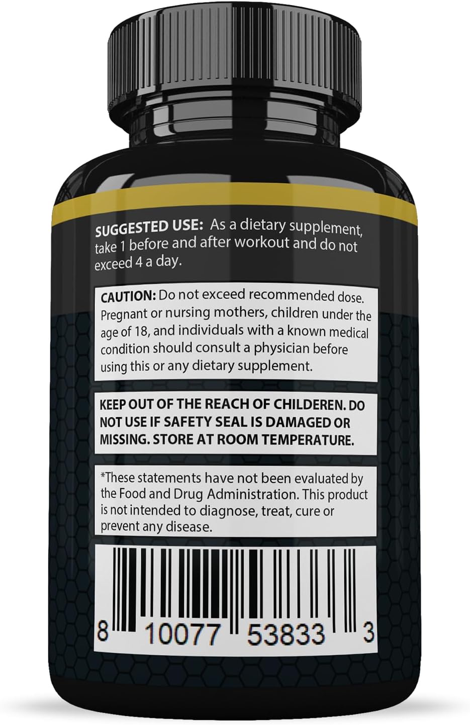 Justified Laboratories Vigor Now Max 1600MG Men's Health Formula - 60 Capsules for Enhanced Vitality and Wellness
