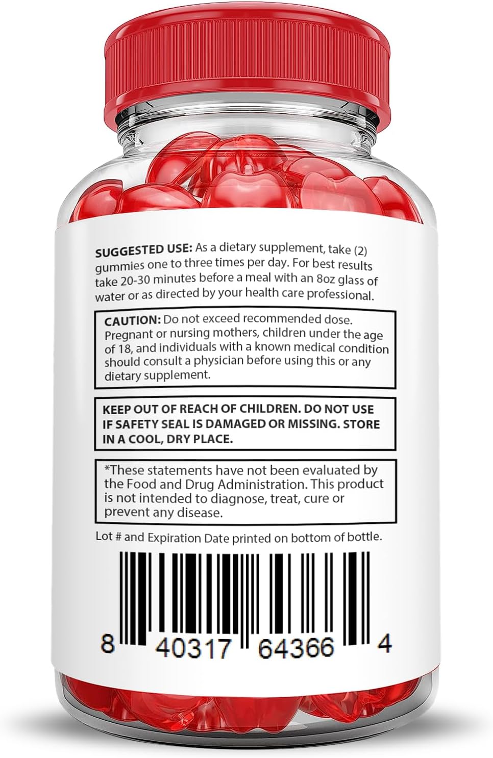 Justified Laboratories Vital Grow XL Performance Gummies 1000MG with ACV, Pomegranate, B12 - 60 Gummys, Vegan & Non GMO