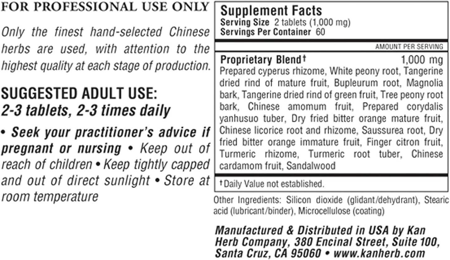 Kan Herbs Liver Flow Tablets - Natural Liver Support Supplement with 120 Tablets