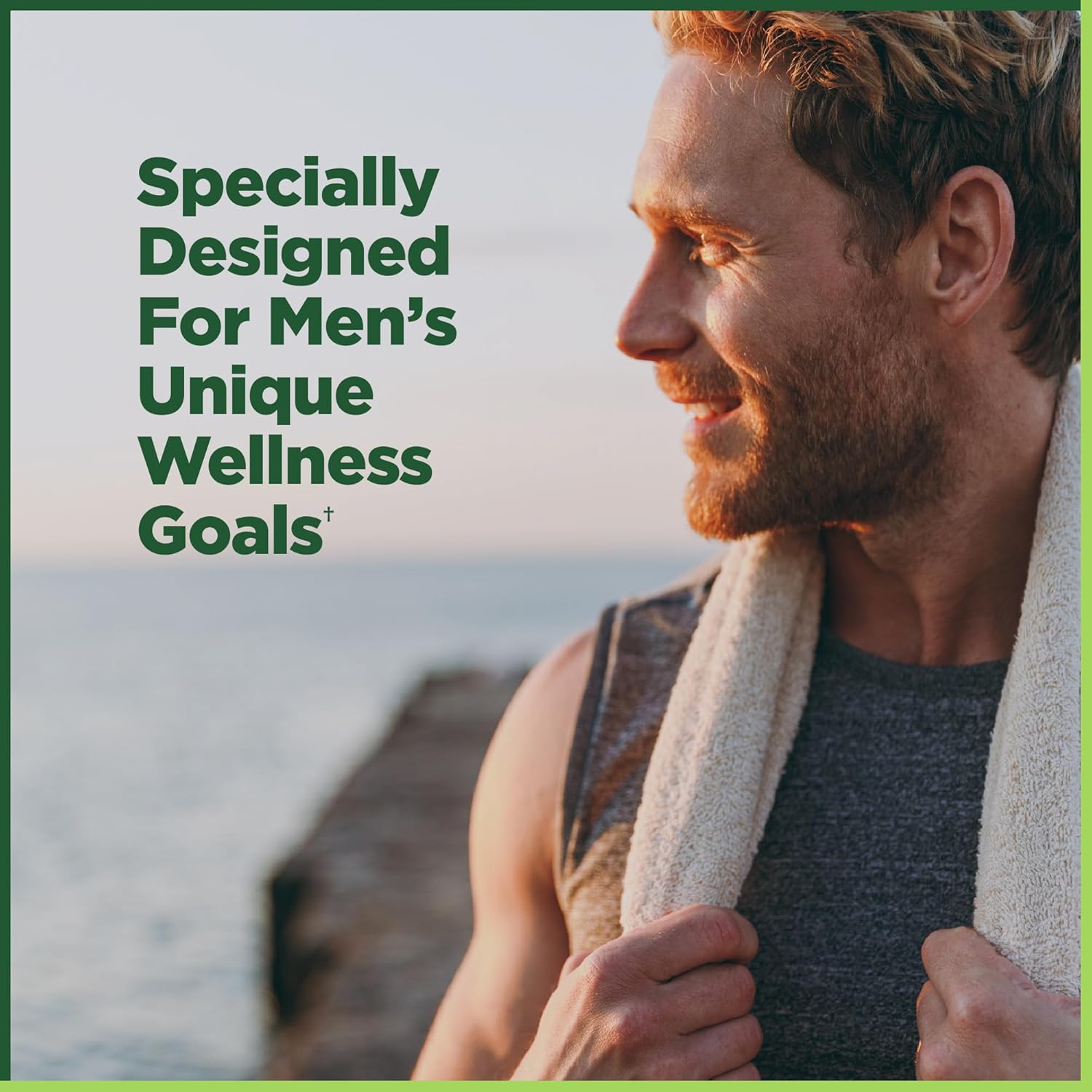 KAPIVA MEN Stress Support Supplement with Ashwagandha, Bacopa, and Tribulus - Promotes Relaxation and Mental Well-being, 60 Day Supply, 120 Capsules