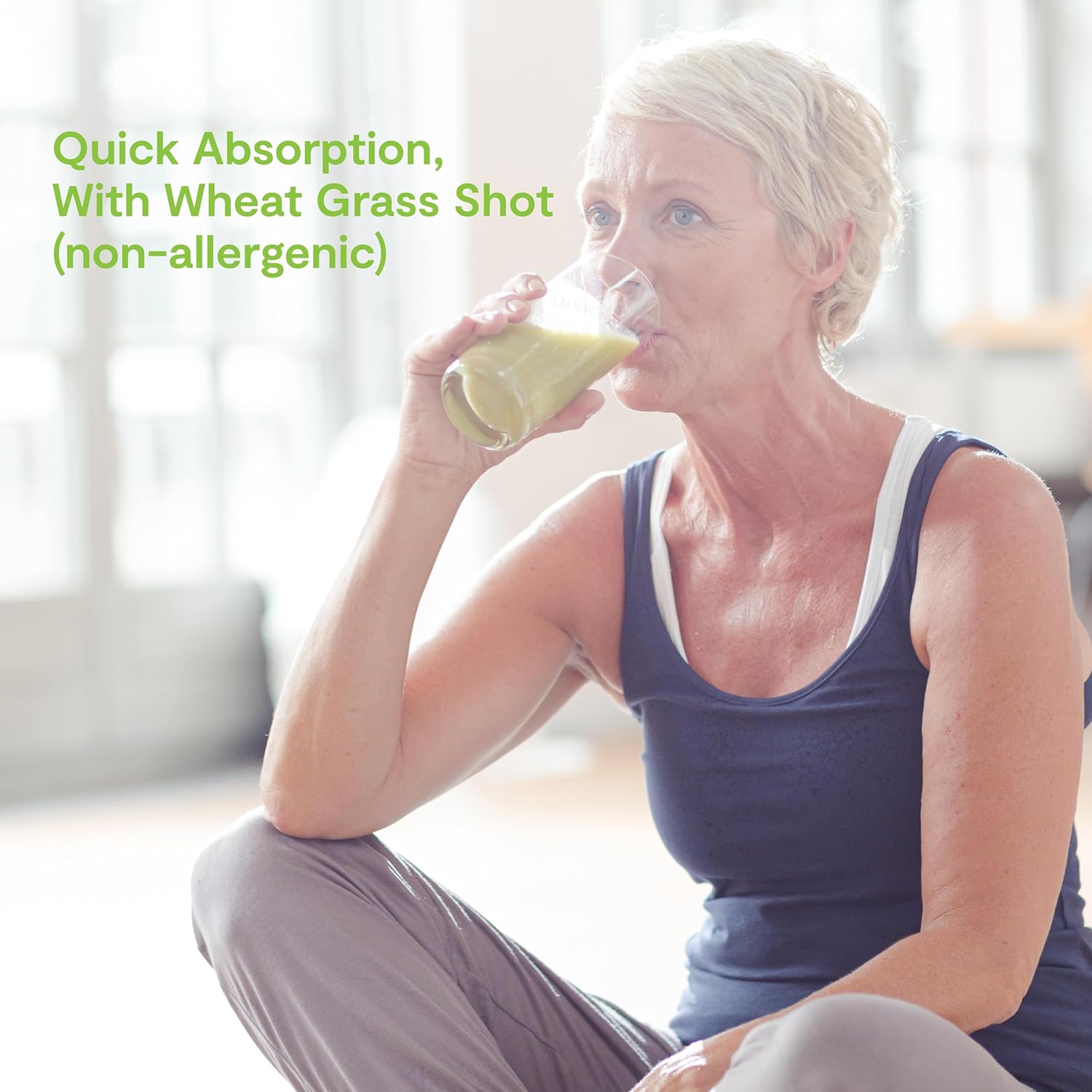 Kathy Ireland Nutrition Pineapple Plant Based Super Greens Powder Mix - 9.5oz