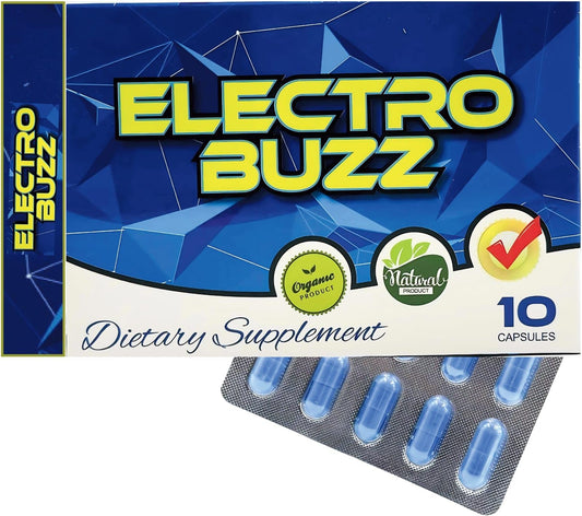 KEEREE Electro Buzz: Endurance and Energy Support with Extra Strength - Unflavored 10 Pack