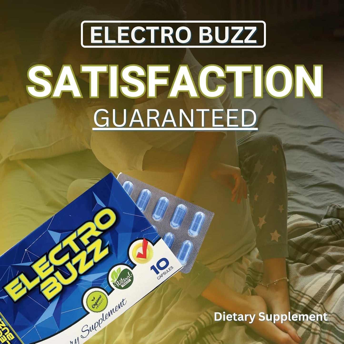 KEEREE Electro Buzz: Endurance and Energy Support with Extra Strength - Unflavored 10 Pack