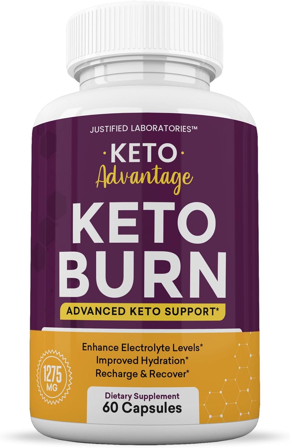 Keto Advantage Keto Burn Pills 1275MG with Apple Cider Vinegar & Green Tea - 60 Capsules