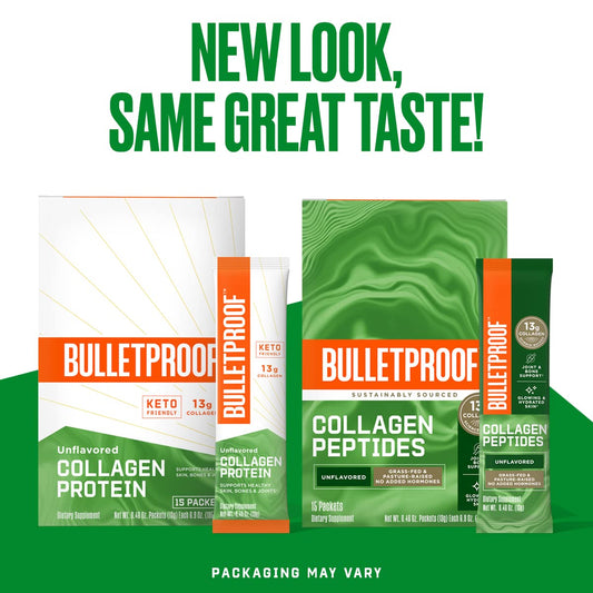 Keto Coffee Creamer & Collagen Protein Bundle - Grass-Fed Ghee, MCT Oil, and Collagen Peptides for Skin, Bones, and Joints, 29 Pack