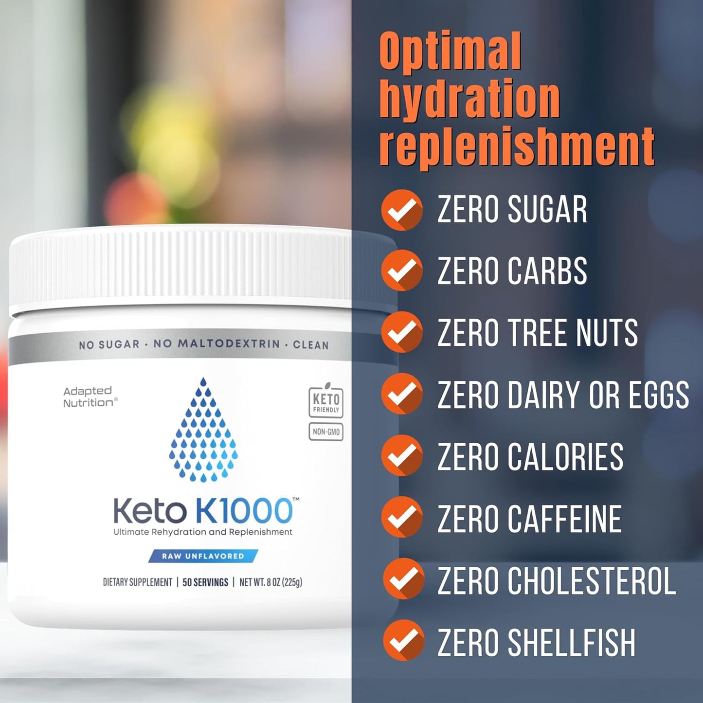 Keto Electrolyte Bundle: Hi-Lyte K1000 Powder + Keto S1000 Packets for Hydration & Energy Boost