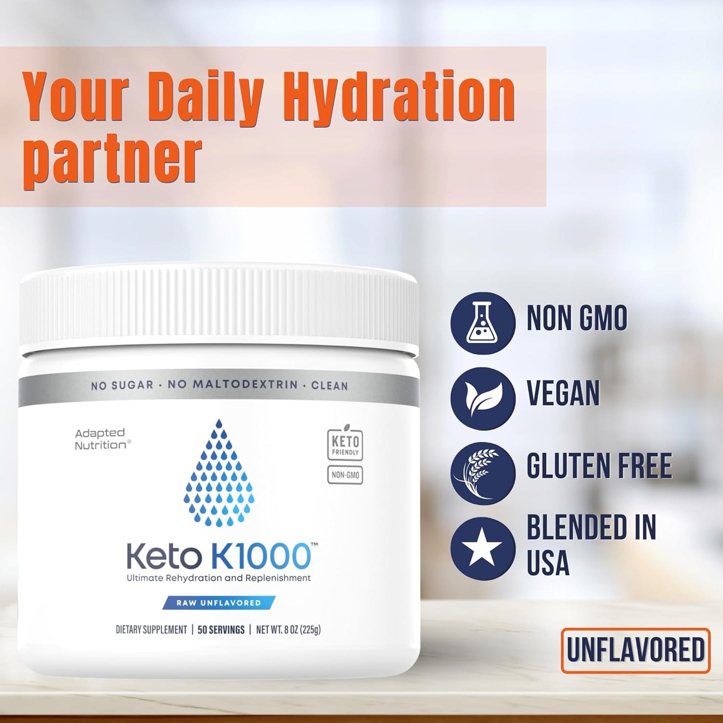 Keto Electrolyte Bundle: Hi-Lyte K1000 Powder + Keto S1000 Packets for Hydration & Energy Boost