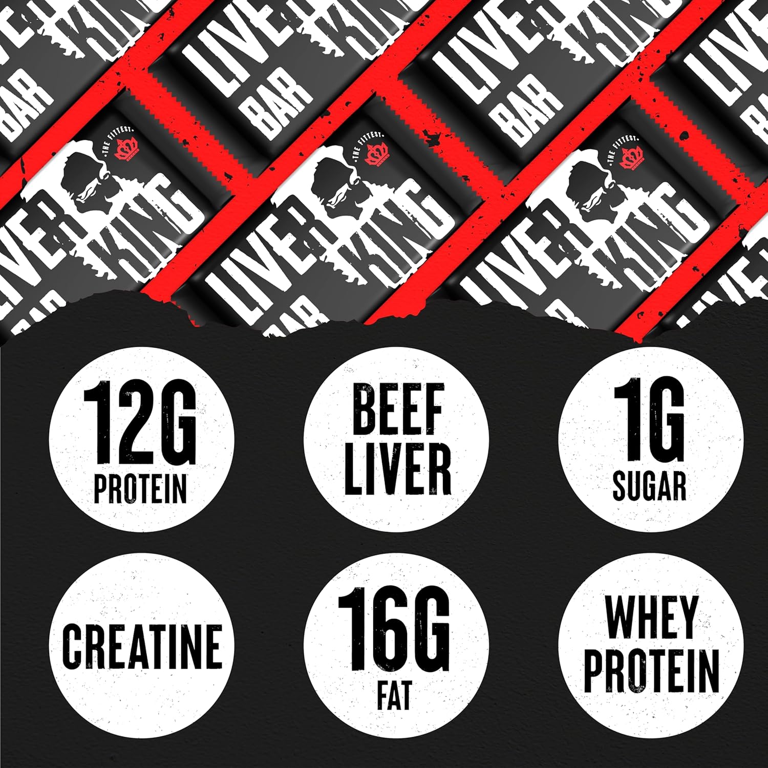 Keto Energy Bars with Essential Fats, Creatine, and Electrolytes - Gluten Free Protein Snack - Pack of 12 - 1.59oz
