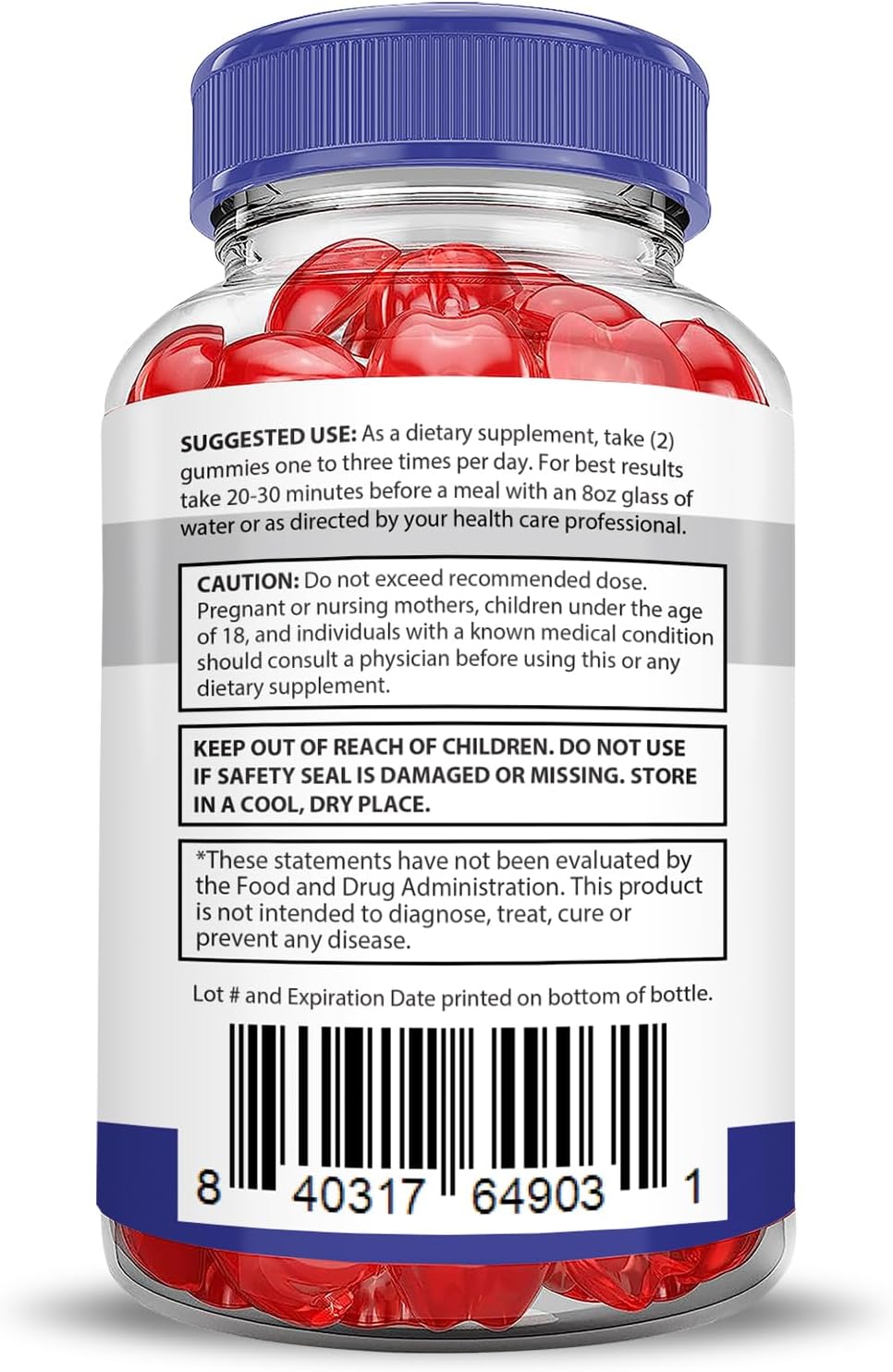 Keto Thrive Keto ACV Gummies 1000MG (3 Pack) - Apple Cider Vinegar with Pomegranate Beet Juice, B12, Vegan, Non GMO - 180 Gummies