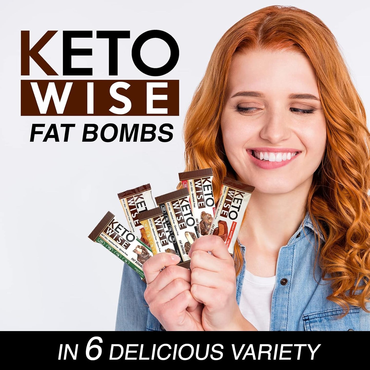 Keto Wise Cookies N Cream Fat Bombs - 16 Count Pack for Weight Loss Support