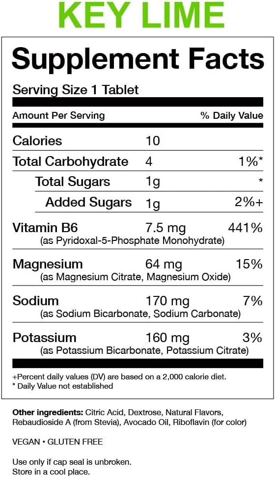 Key Lime KSPtabs: All Natural Hydration Supplement 3 Pack - Boost Health & Wellness