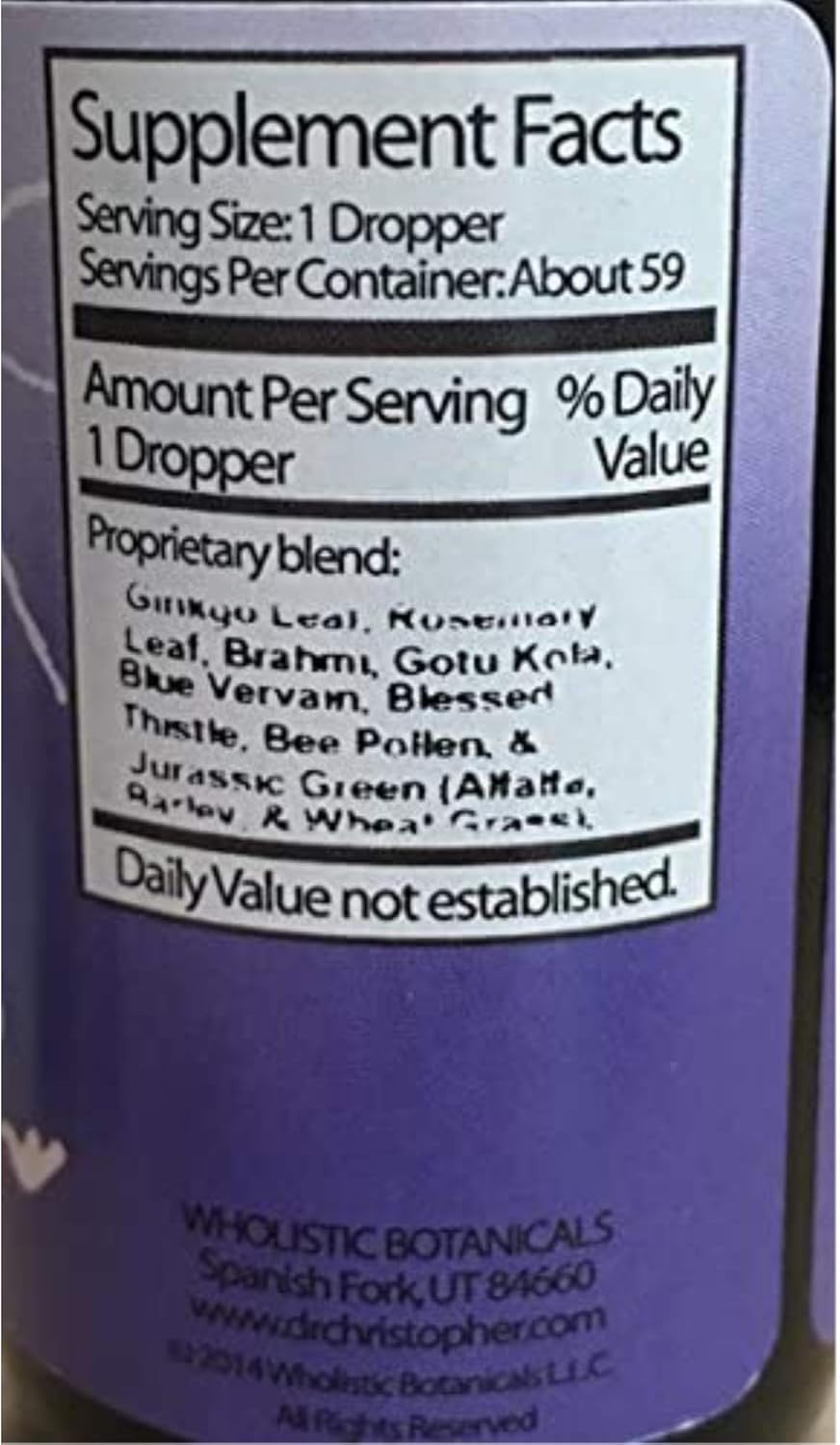 Kid-e-Mem Extract by Dr. Christopher - 2 oz. - Herbal Memory Support Formula