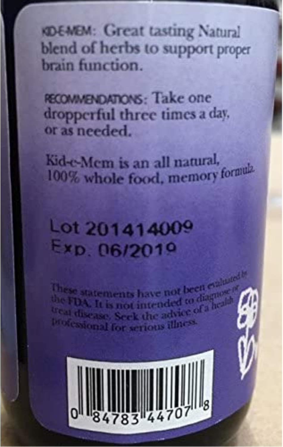 Kid-e-Mem Extract by Dr. Christopher - 2 oz. - Herbal Memory Support Formula