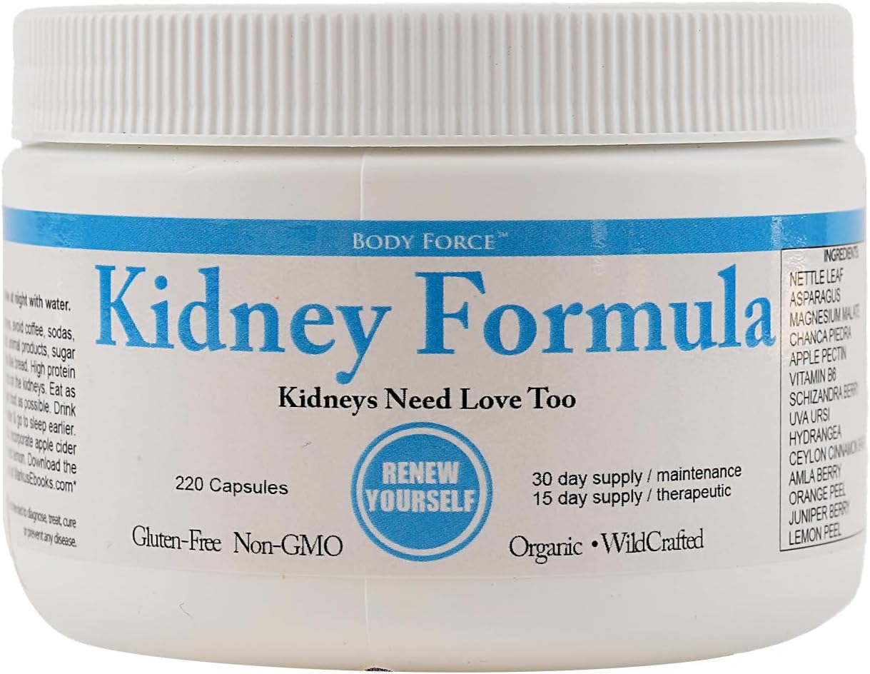 Kidney Health Capsules with Nettle Leaf, Asparagus & Chanca Piedra - Boost Energy, Improve Hair & Nails, Support Urinary Health