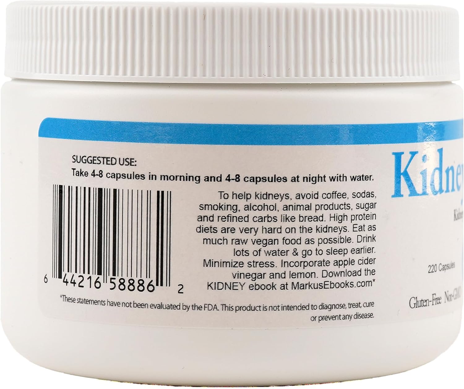 Kidney Health Capsules with Nettle Leaf, Asparagus & Chanca Piedra - Boost Energy, Improve Hair & Nails, Support Urinary Health