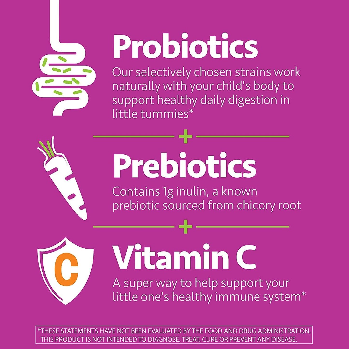 Kids and Adult Probiotic Gummies Bundle: Digestive and Immune Support with Prebiotics, Vitamin C, Men, Women (90 Count)