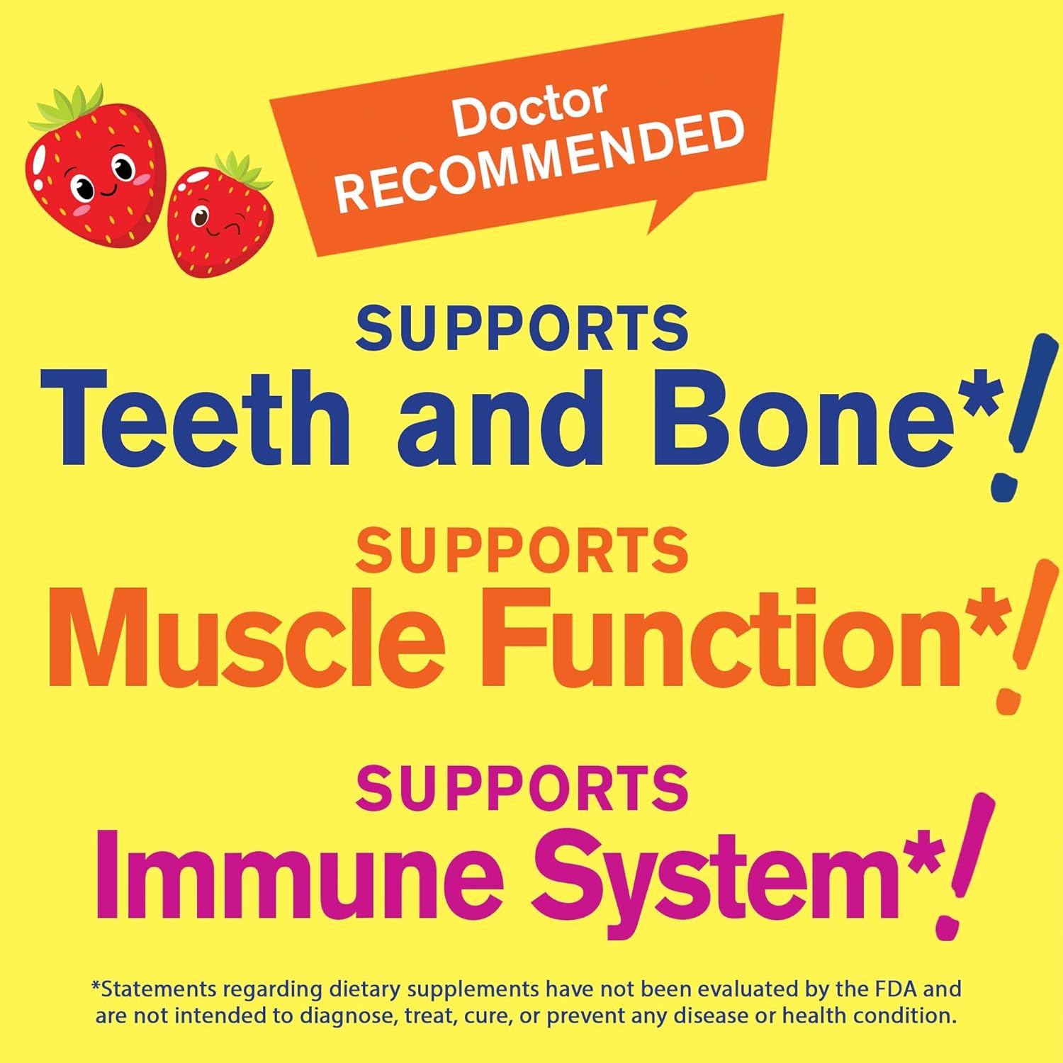 Kids Bundle: WellYeah Vitamin D3 + B12 Gummies - Gluten & GMO Free Vitamin Supplement for Children - Chewable & Great Tasting