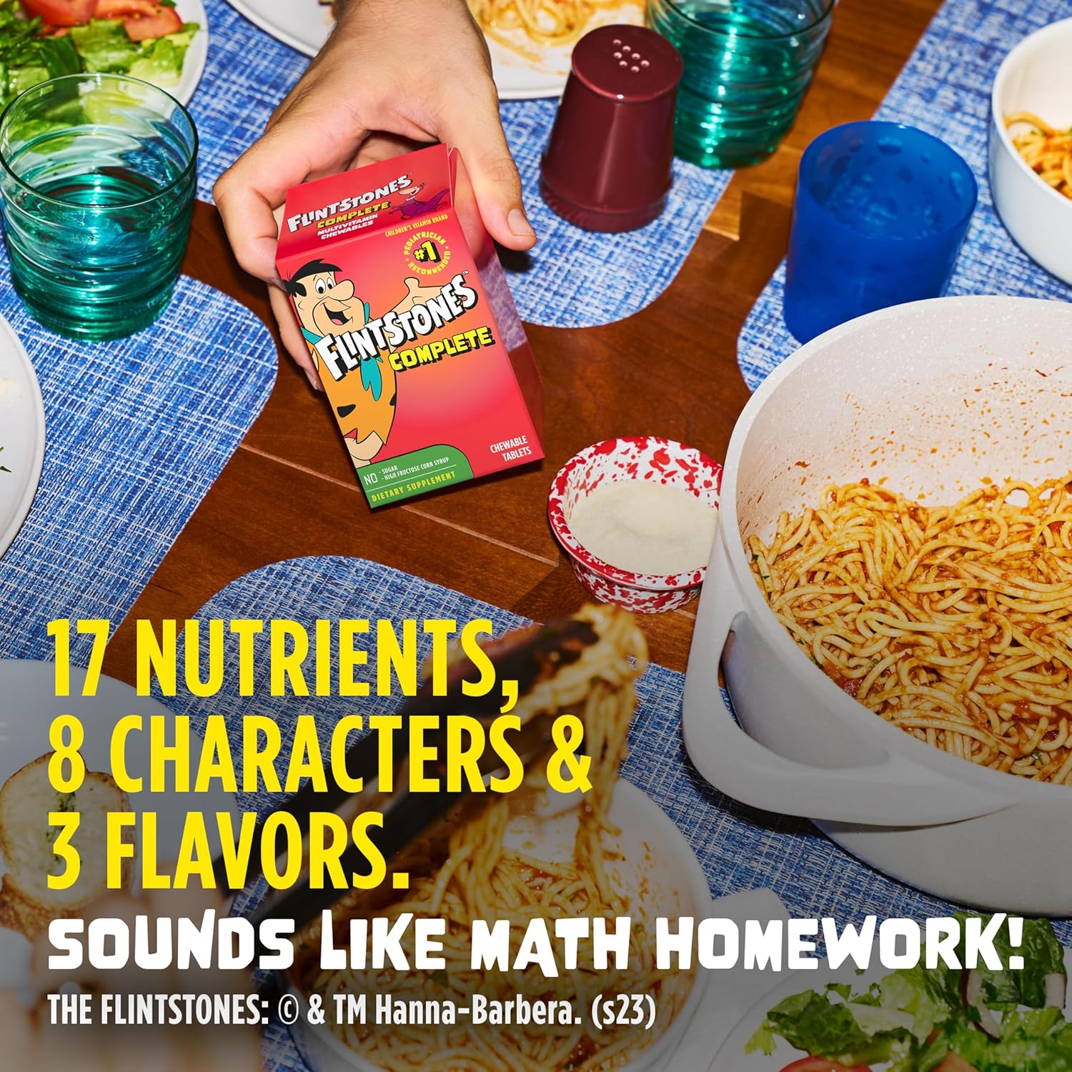 Kids Complete Multivitamin & Fiber Gummies Bundle - Flintstones & L'il Critters, Berry/Lemon, 90ct