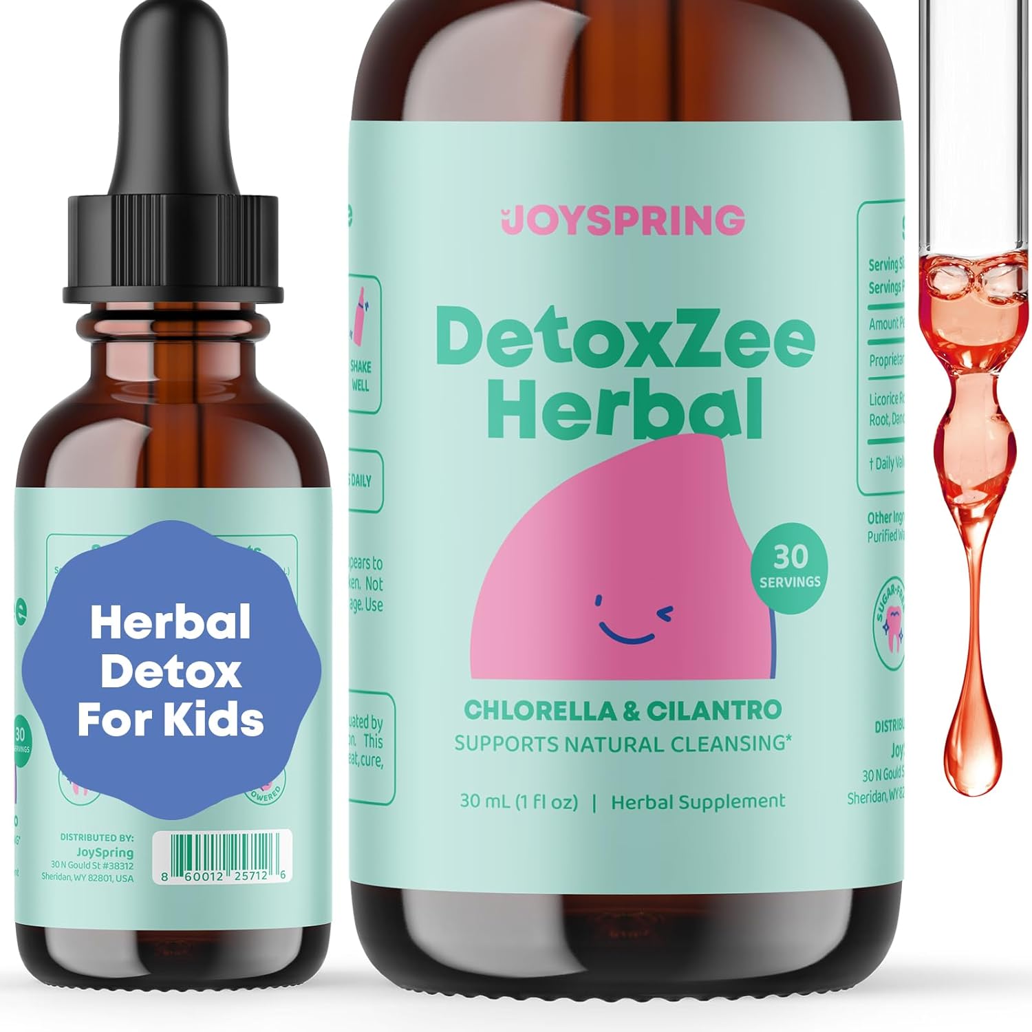 Kids Herbal Detox Cleanse & Saffron Gummies by JoySpring