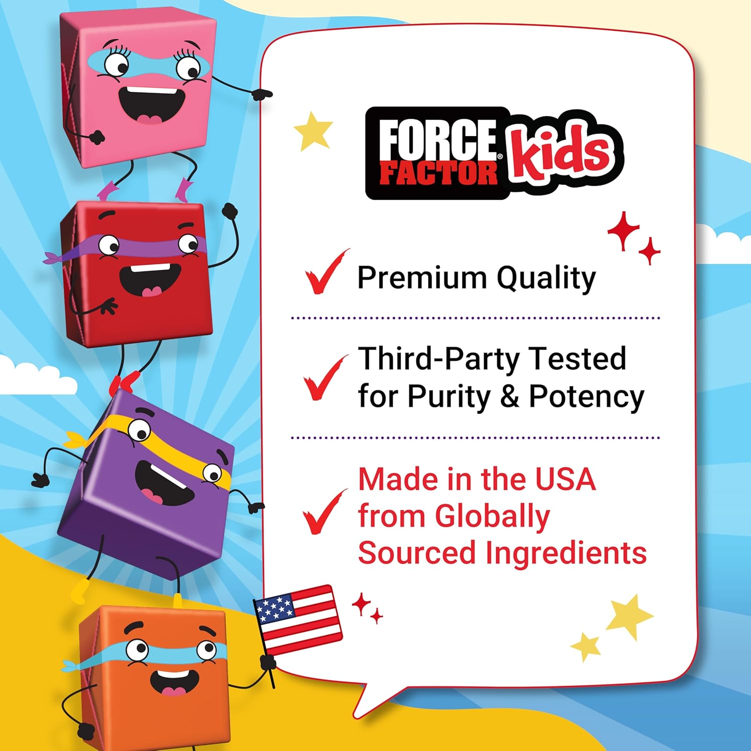 Kids Immune Support Super Chews with Vitamin D, Elderberry, Vitamin C & Zinc - 2 Month Supply, Non-GMO, Apple Berry Flavor, 60 Soft Chews