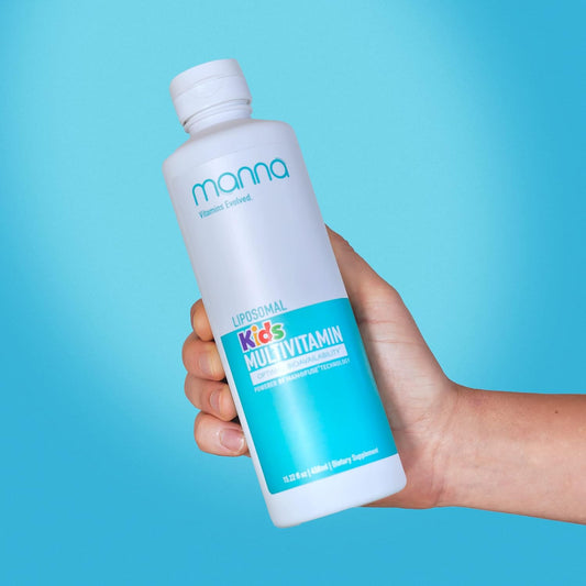 Kids Liposomal Multivitamin with Vitamin D3, A, B12 & C - Liquid Immune Support Supplement for Children by Manna Vitamins