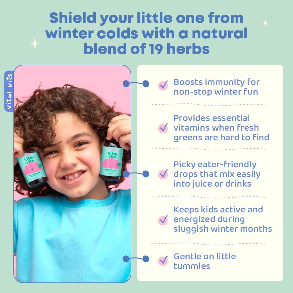 Kids Liquid Multivitamin with Magnesium Citrate Drops by JoySpring - Essential Nutrients for Children's Health